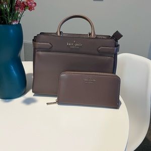 Kate Spade Medium Staci Satchel and Wallet